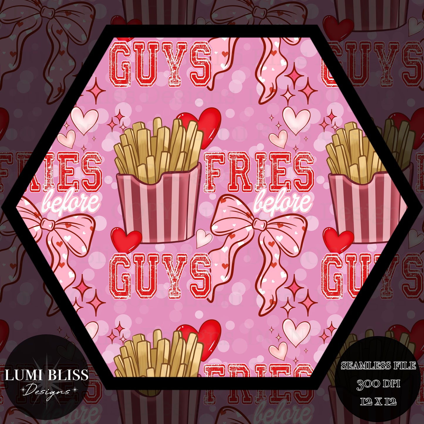 Fries before Guys set