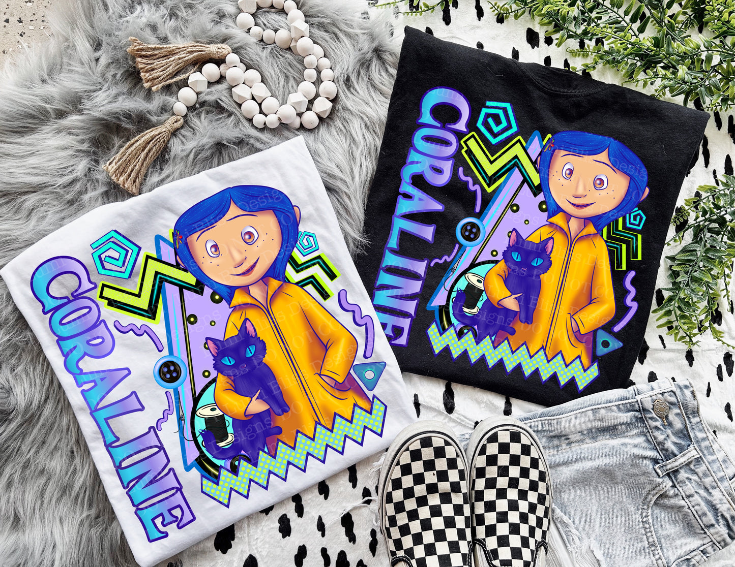 Blue hair girl w/sleeves/spine