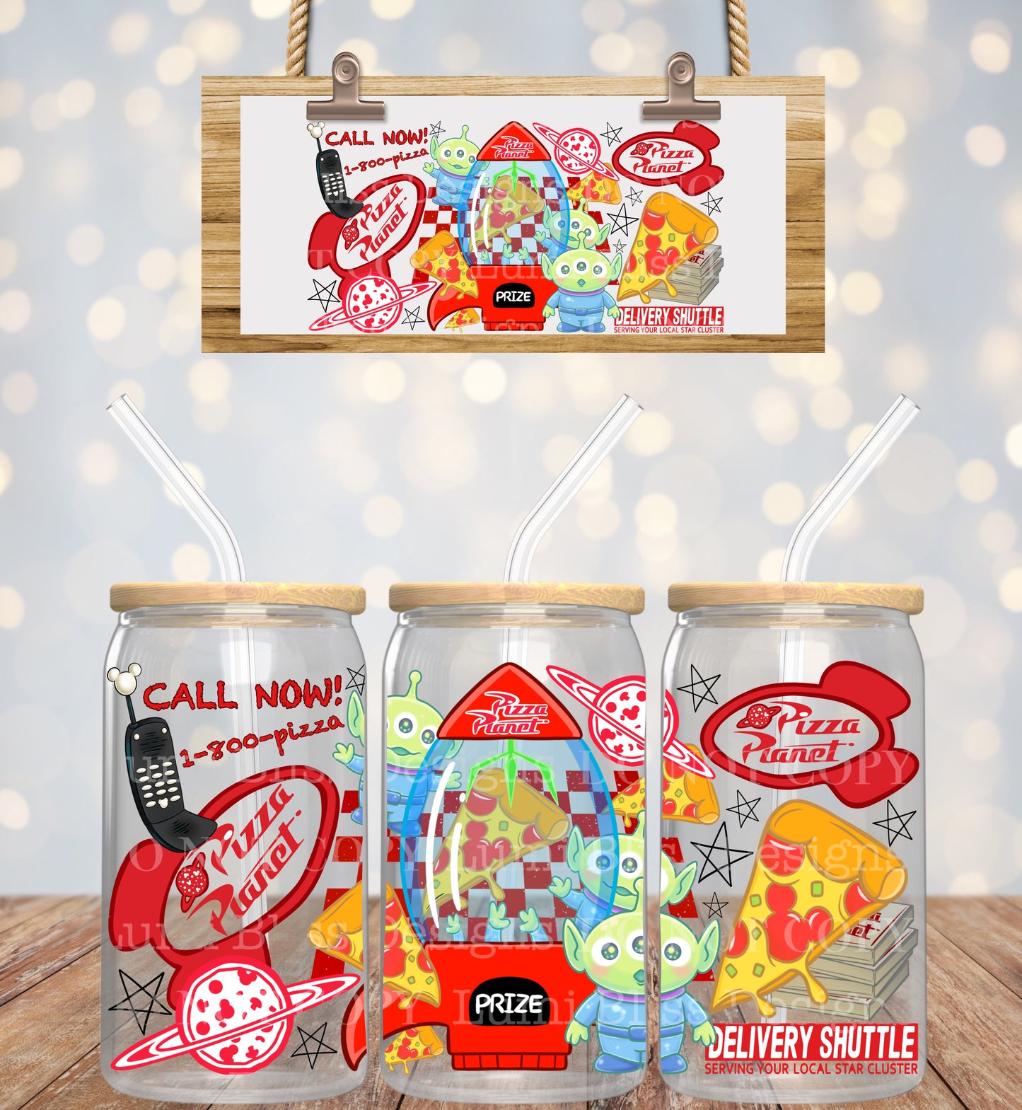 Pizza Planet 16oz