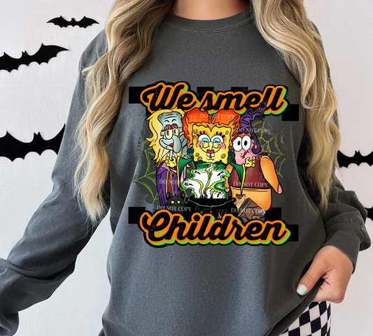 We Smell Children w/pocket