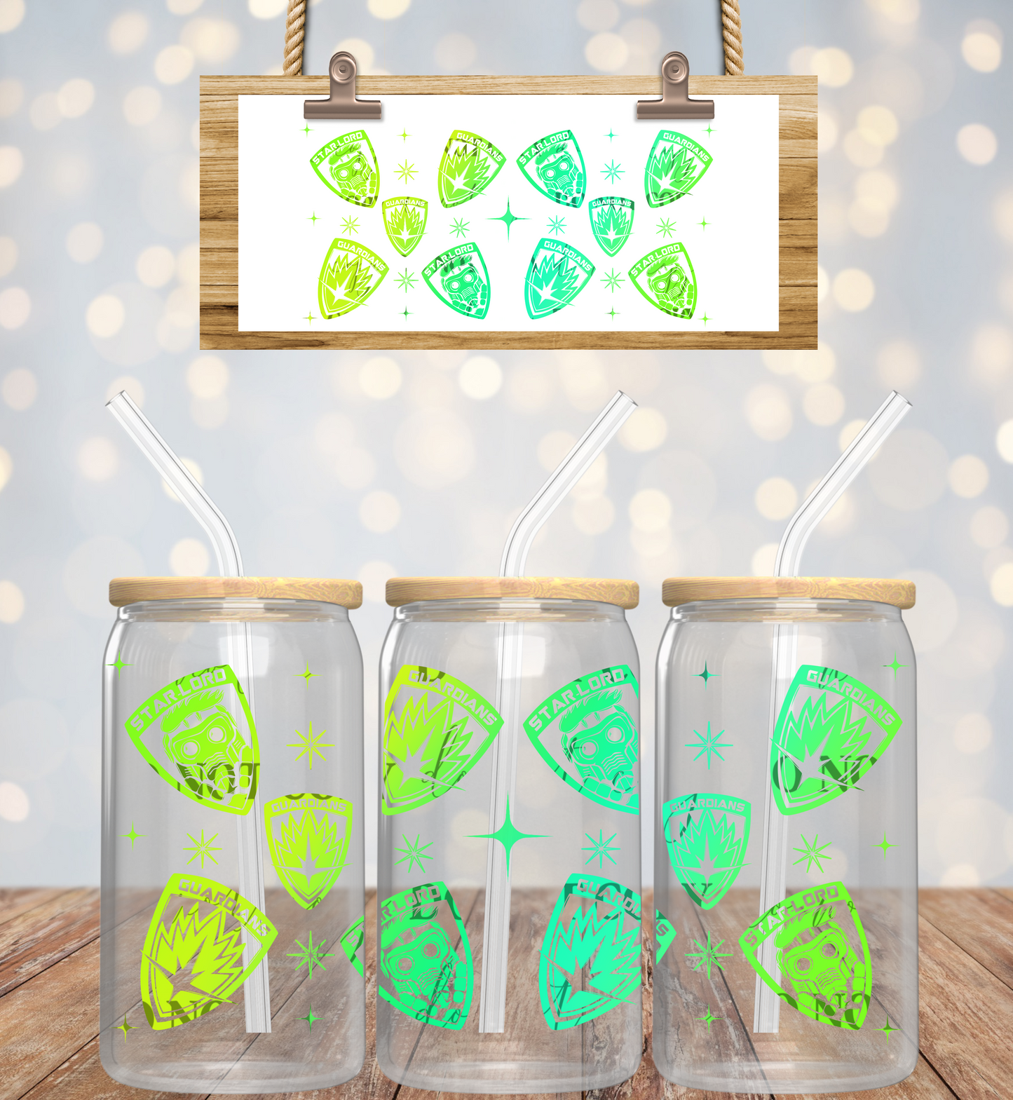 Galaxy Badges 16oz