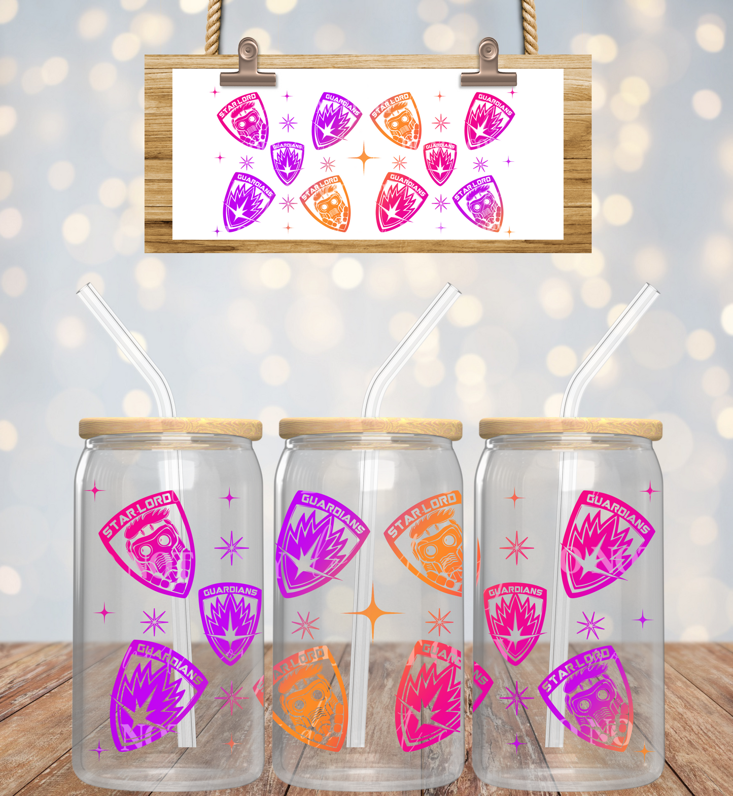 Galaxy Badges 16oz