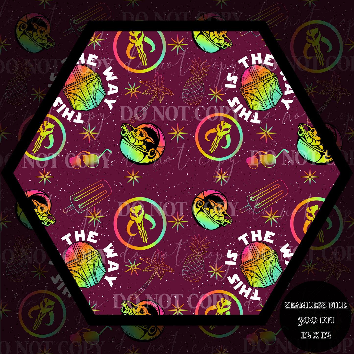 TITW-Maroon Seamless