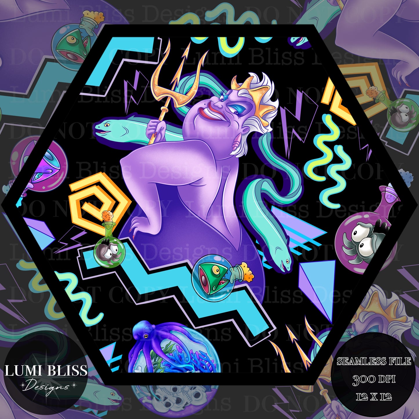 Sea Witch Seamless
