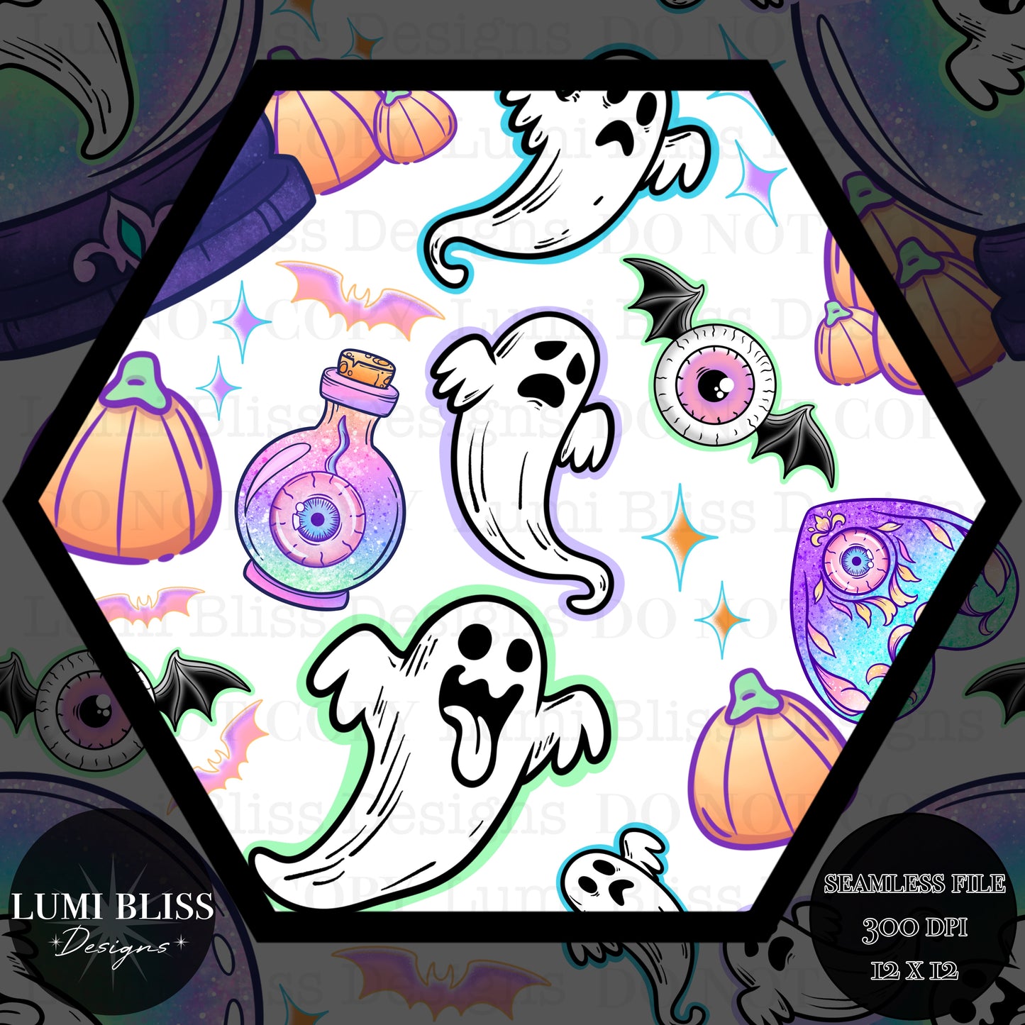 Happy Haunting Seamless