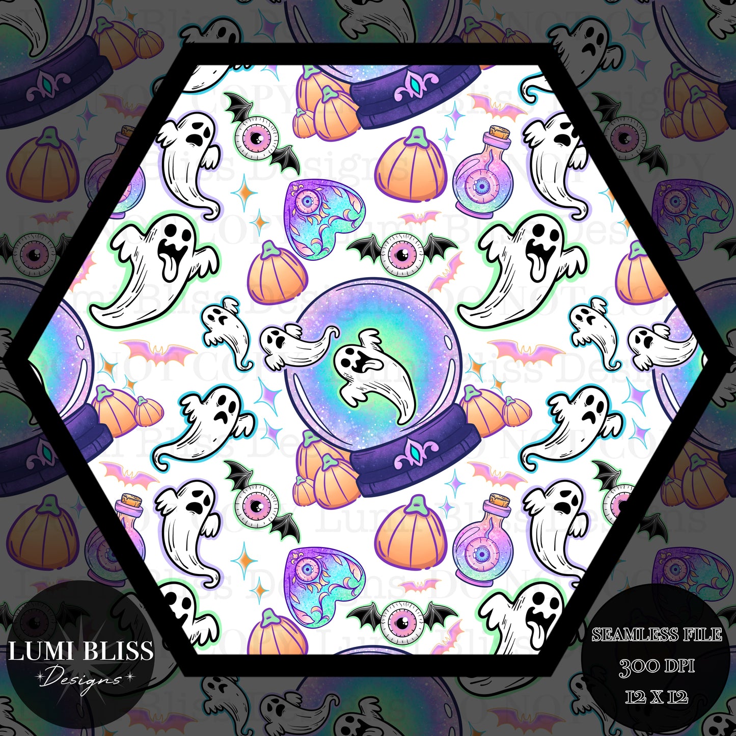 Happy Haunting Seamless