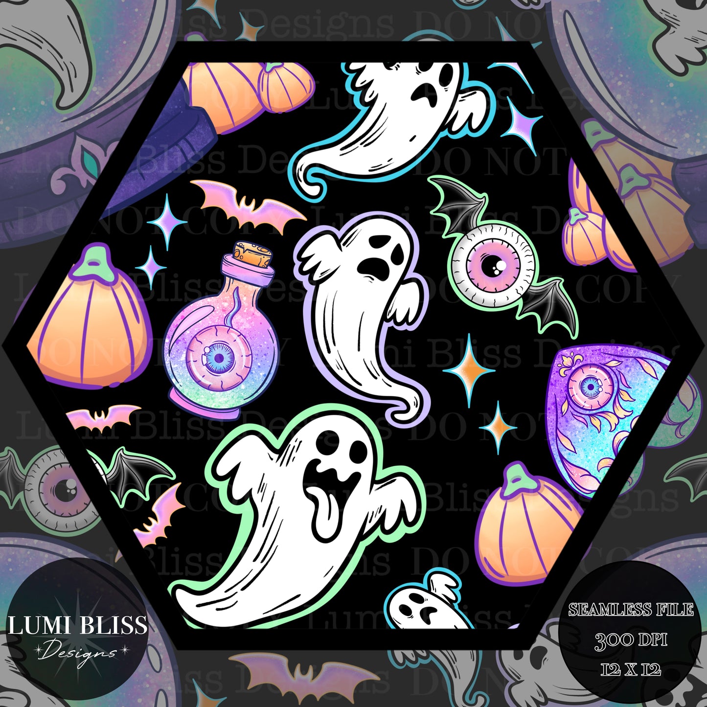 Happy Haunting Seamless