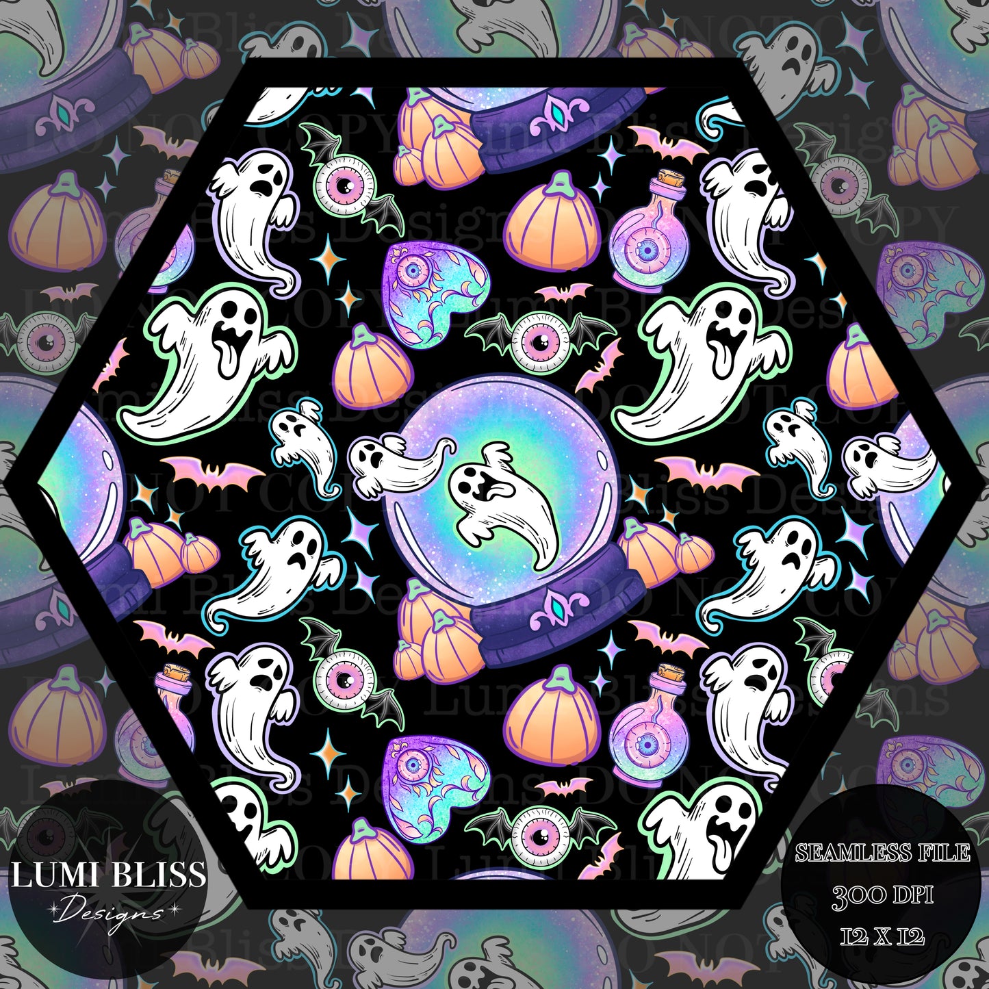 Happy Haunting Seamless
