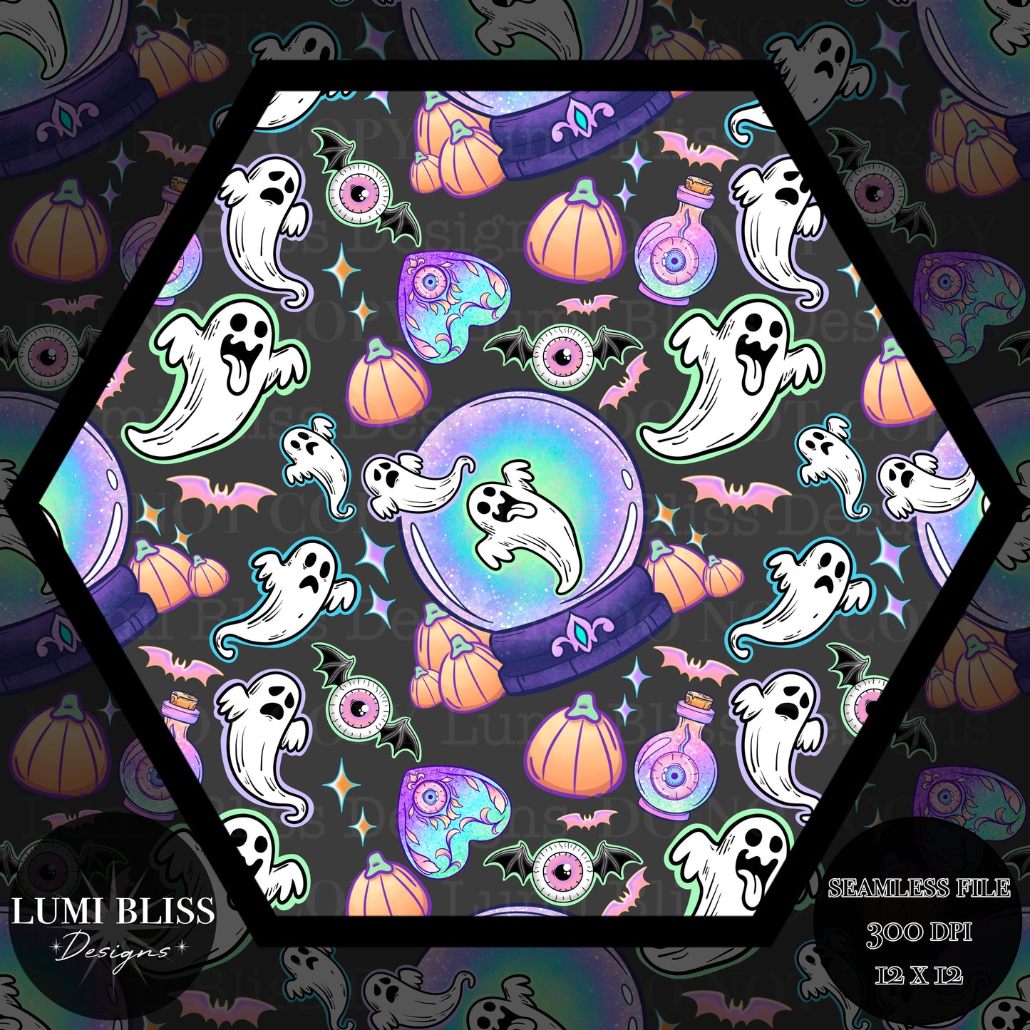 Happy Haunting Seamless