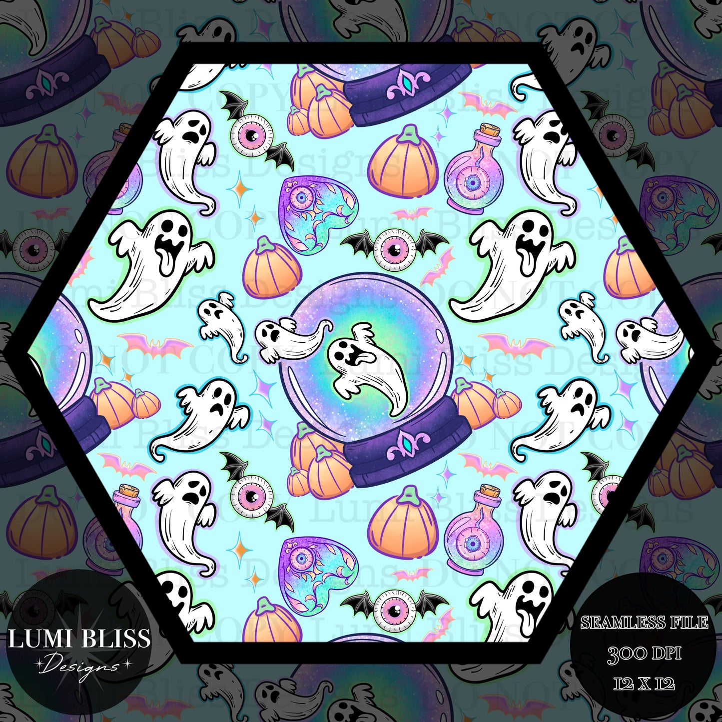 Happy Haunting Seamless
