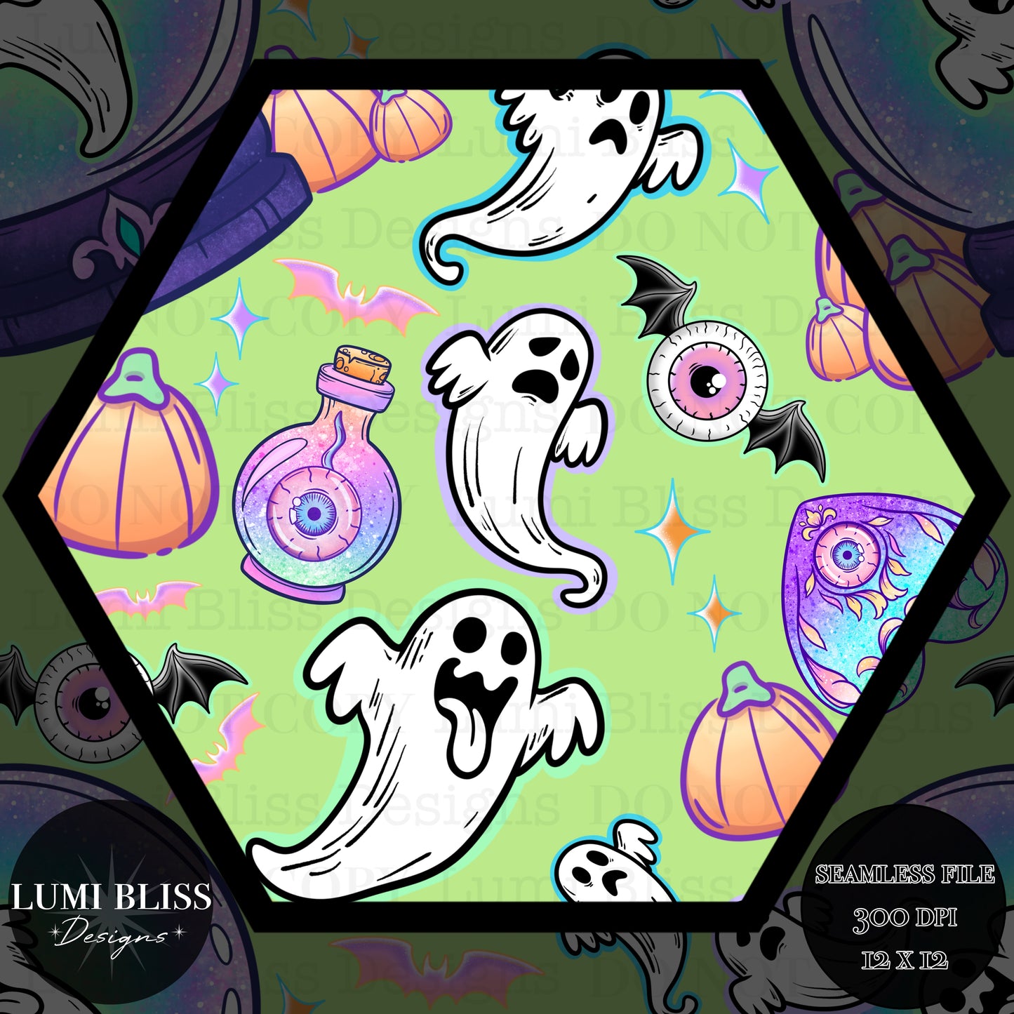 Happy Haunting Seamless