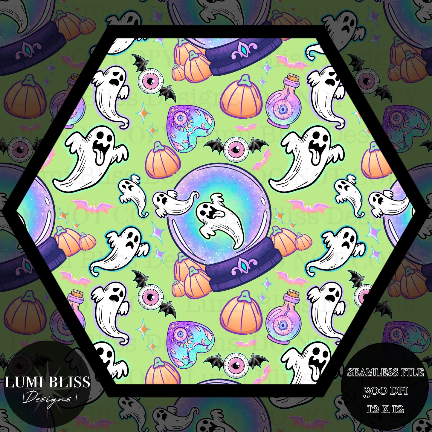 Happy Haunting Seamless
