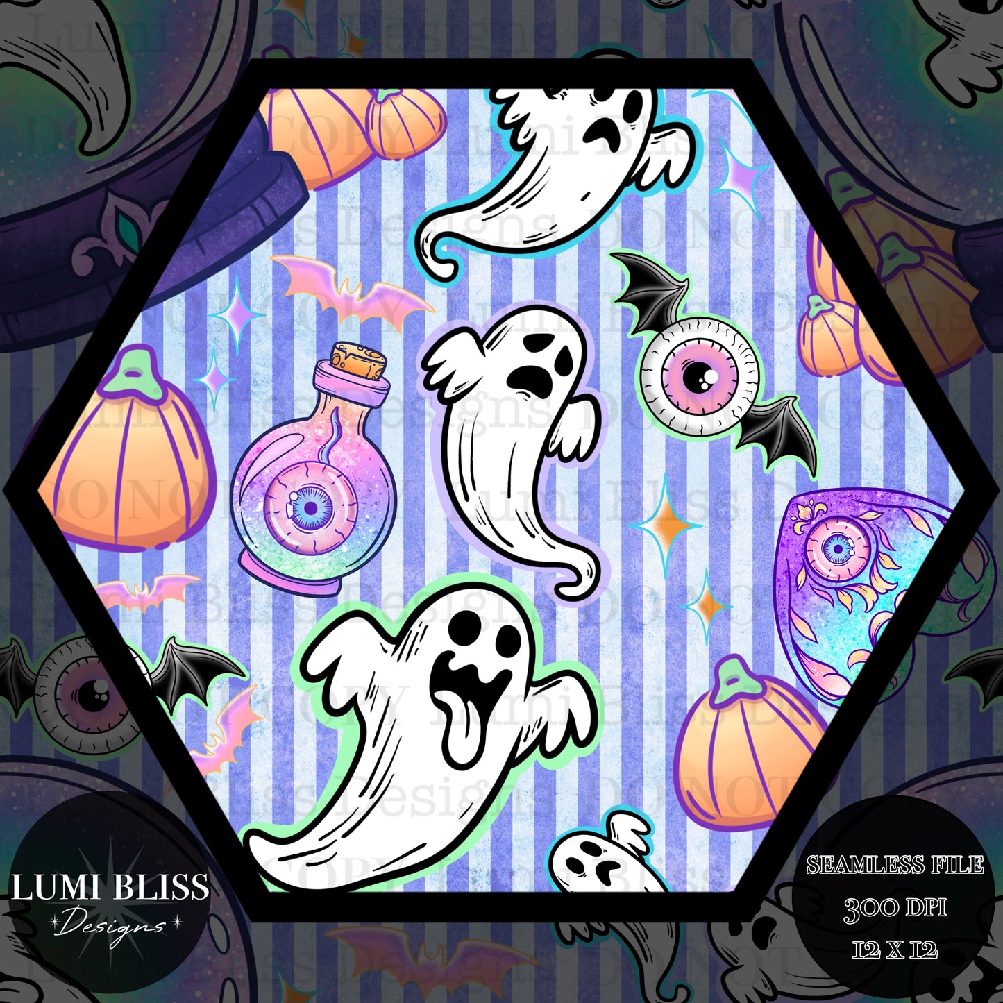 Happy Haunting Seamless