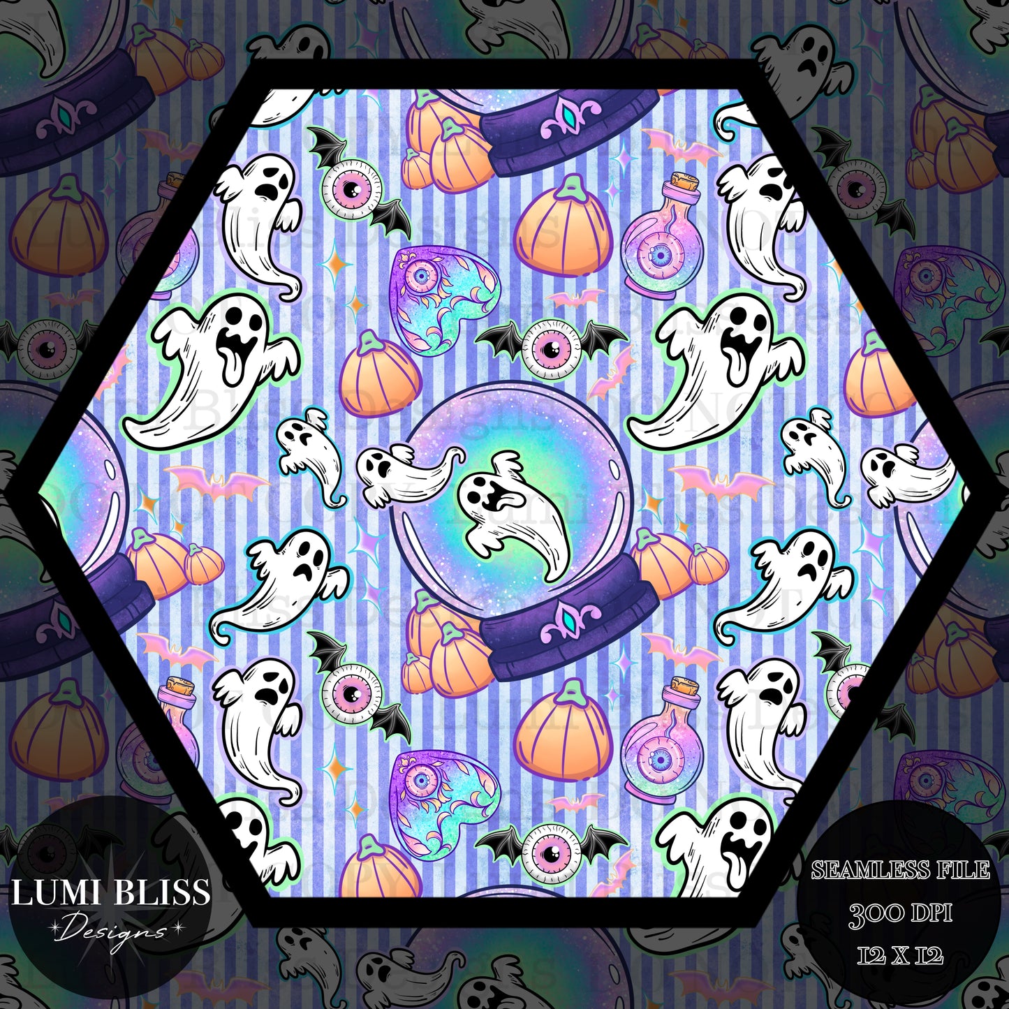Happy Haunting Seamless