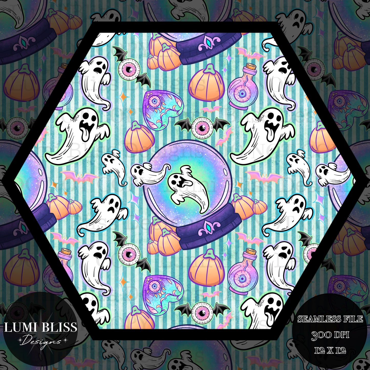 Happy Haunting Seamless