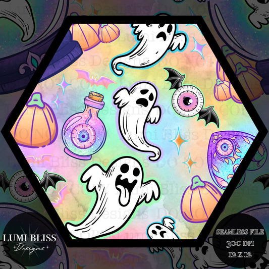Happy Haunting Seamless