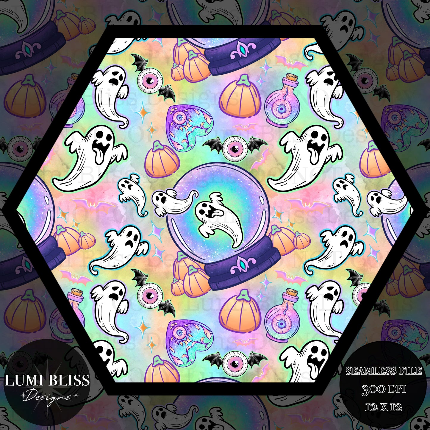 Happy Haunting Seamless