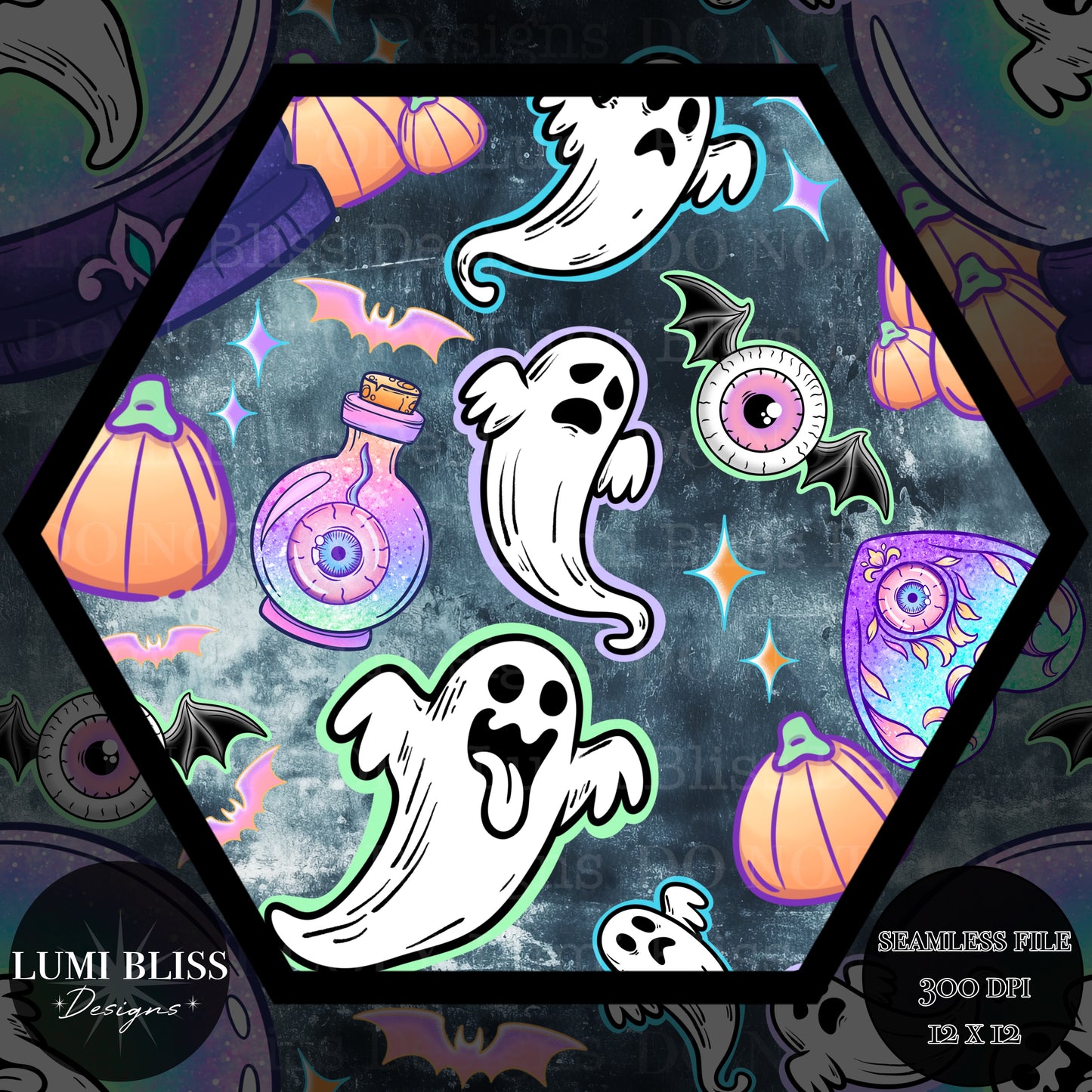 Happy Haunting Seamless