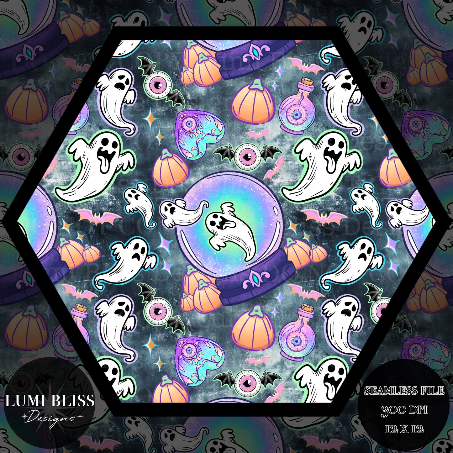 Happy Haunting Seamless