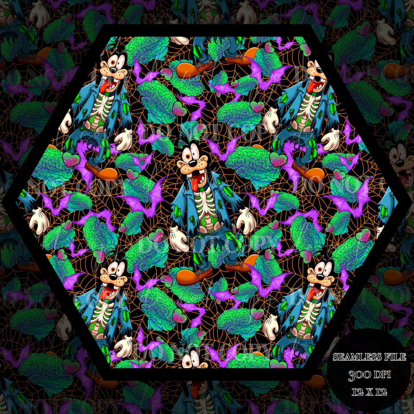 Hycuk Brains webs Seamless