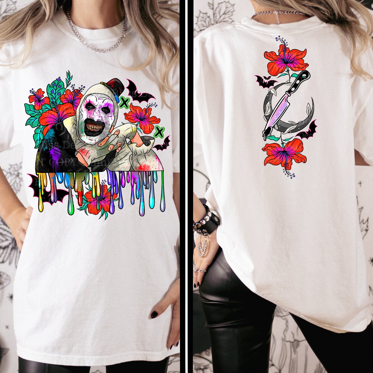 Horror Floral Art w/sleeves/spine