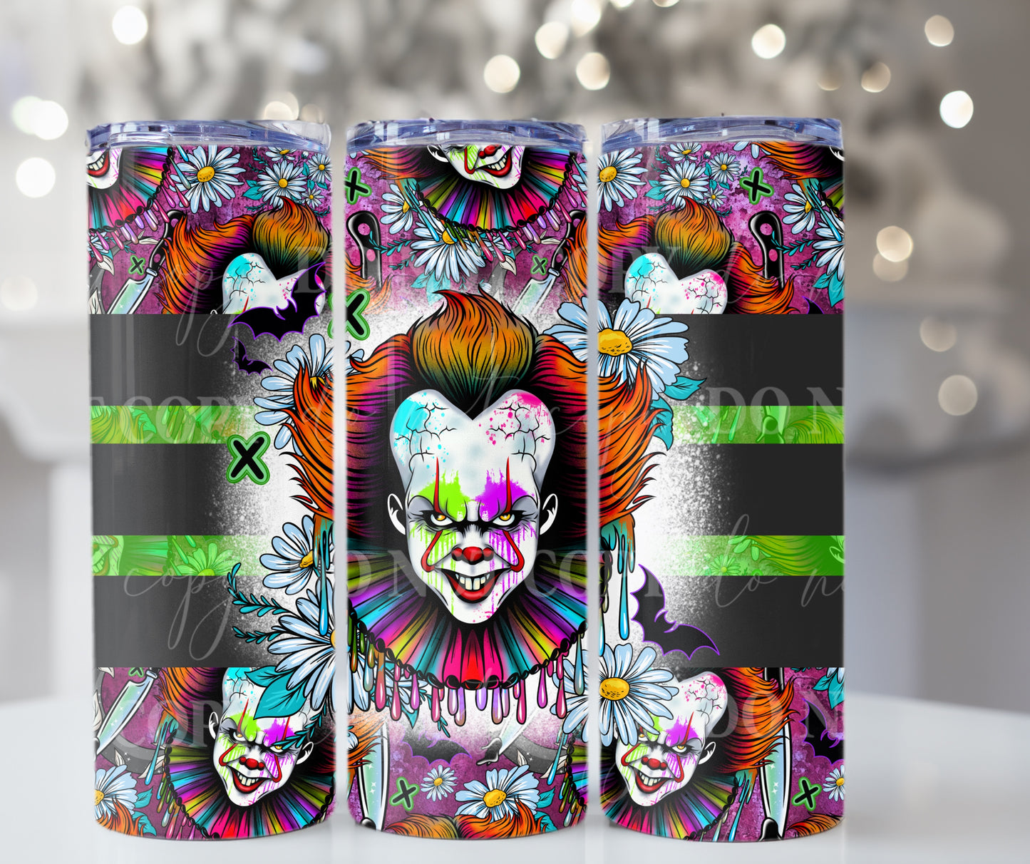 Horror Floral Pennywise 20oz