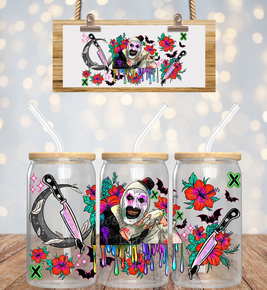 Horror Floral Art 16oz