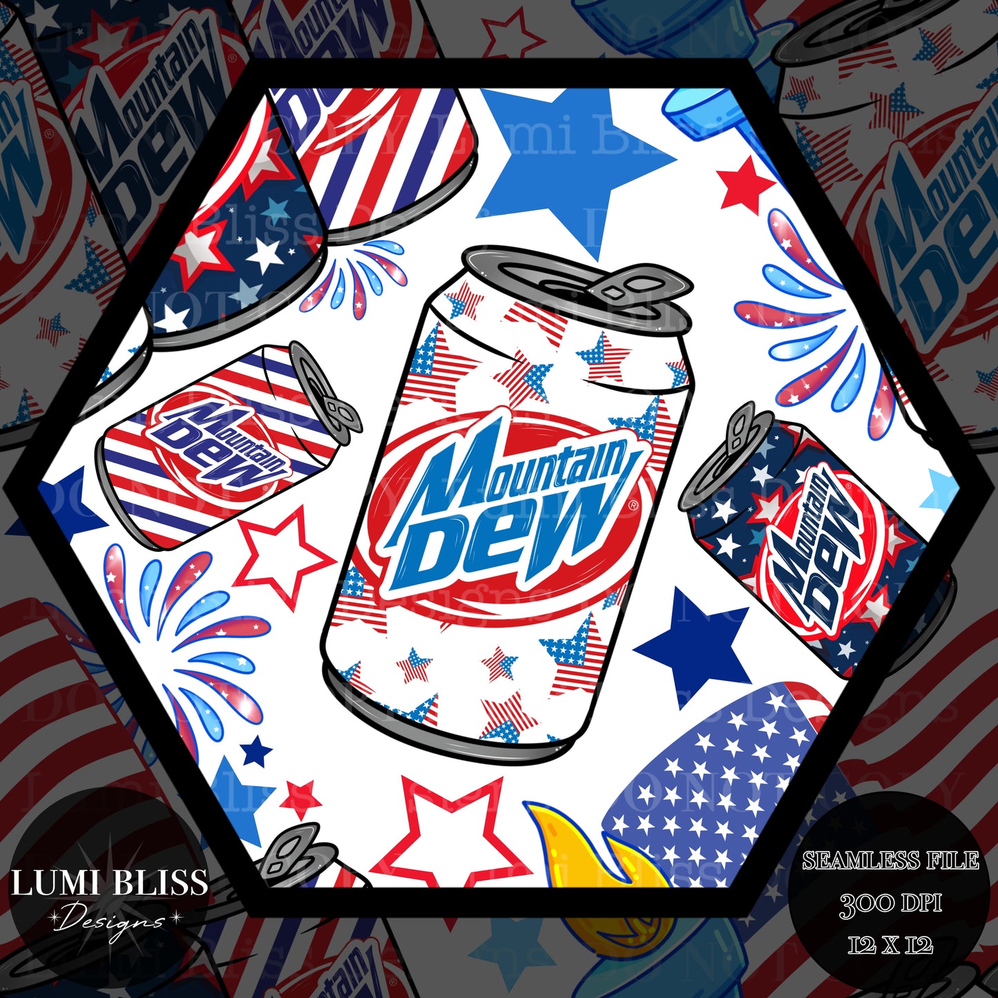 4OJ MT Dew Seamless