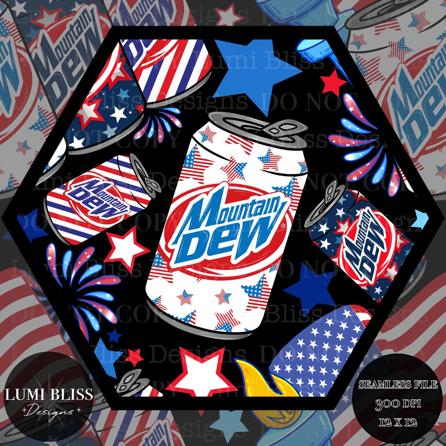 4OJ MT Dew Seamless
