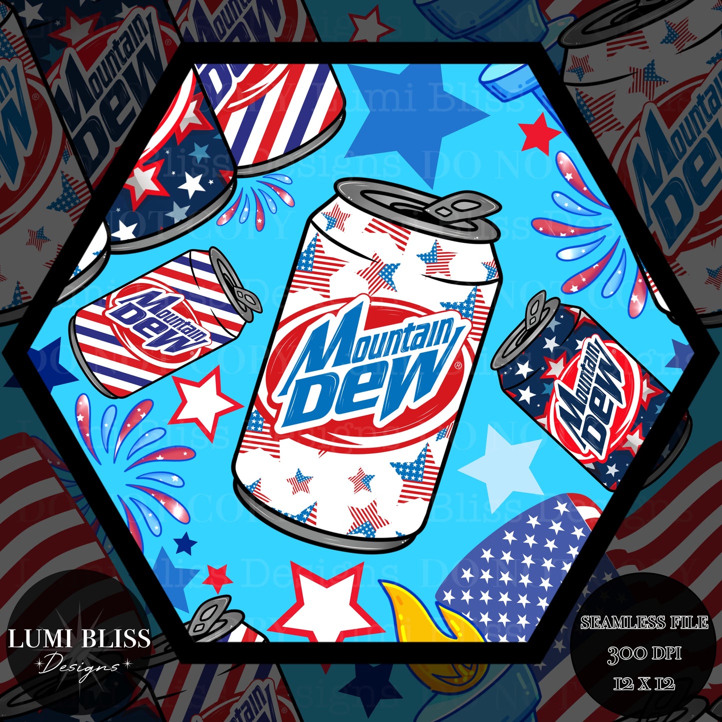 4OJ MT Dew Seamless