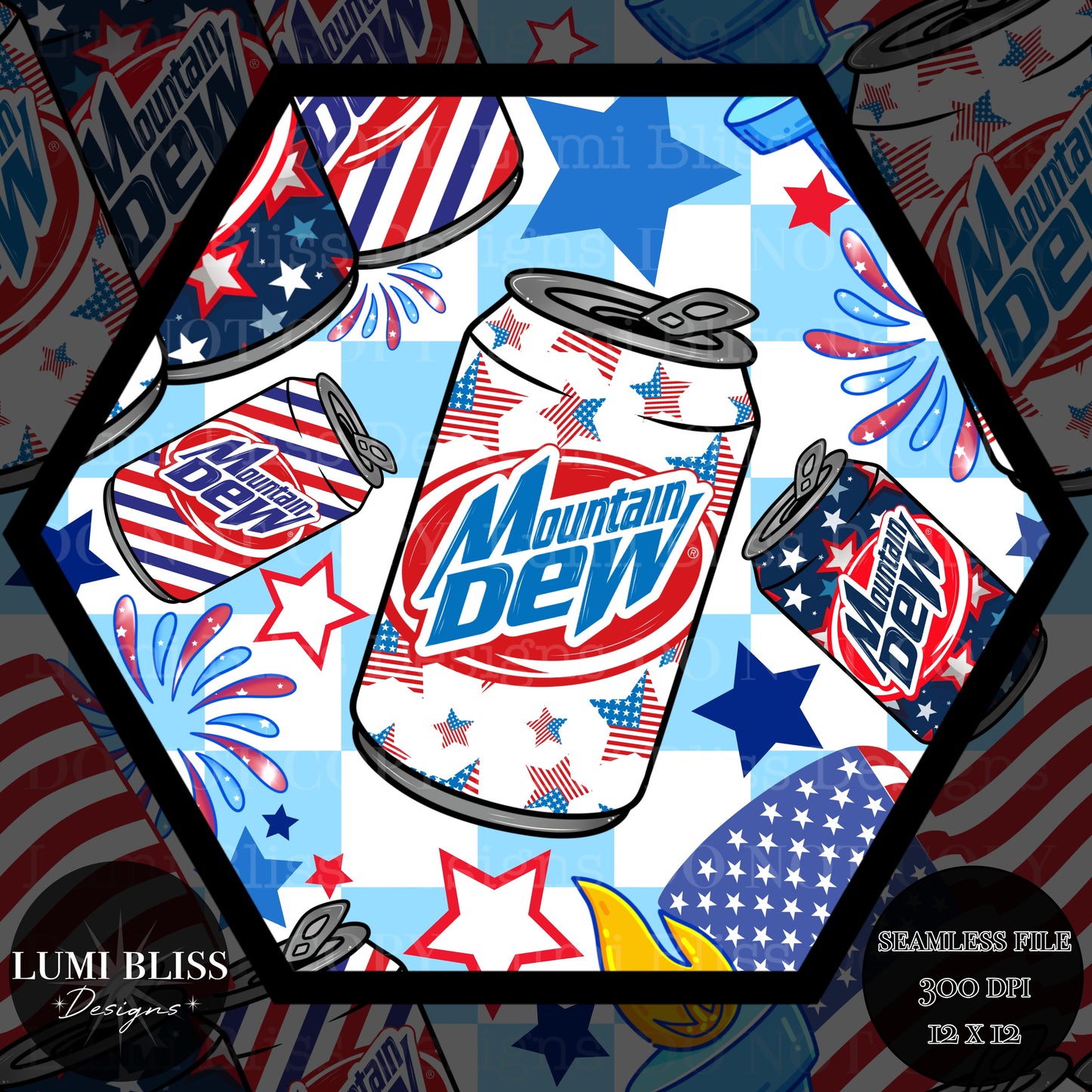 4OJ MT Dew Seamless