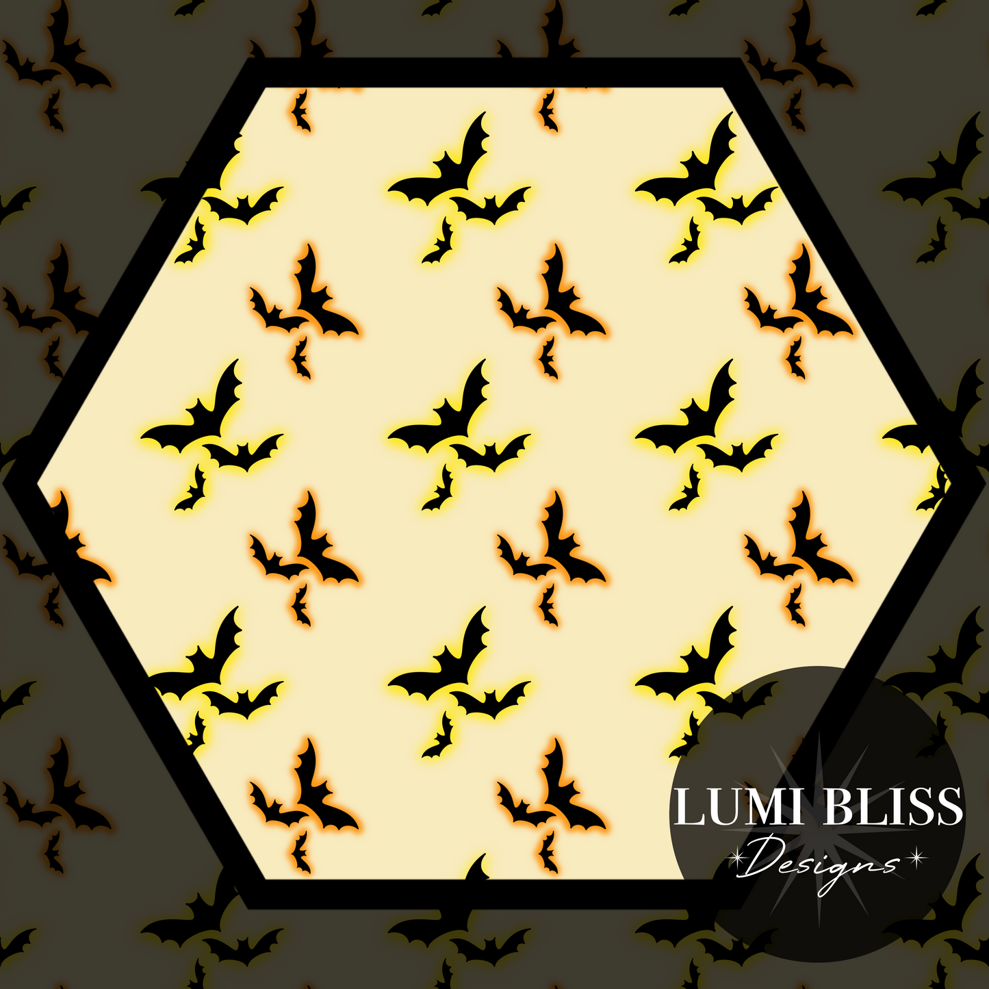 Tan Bats Seamless