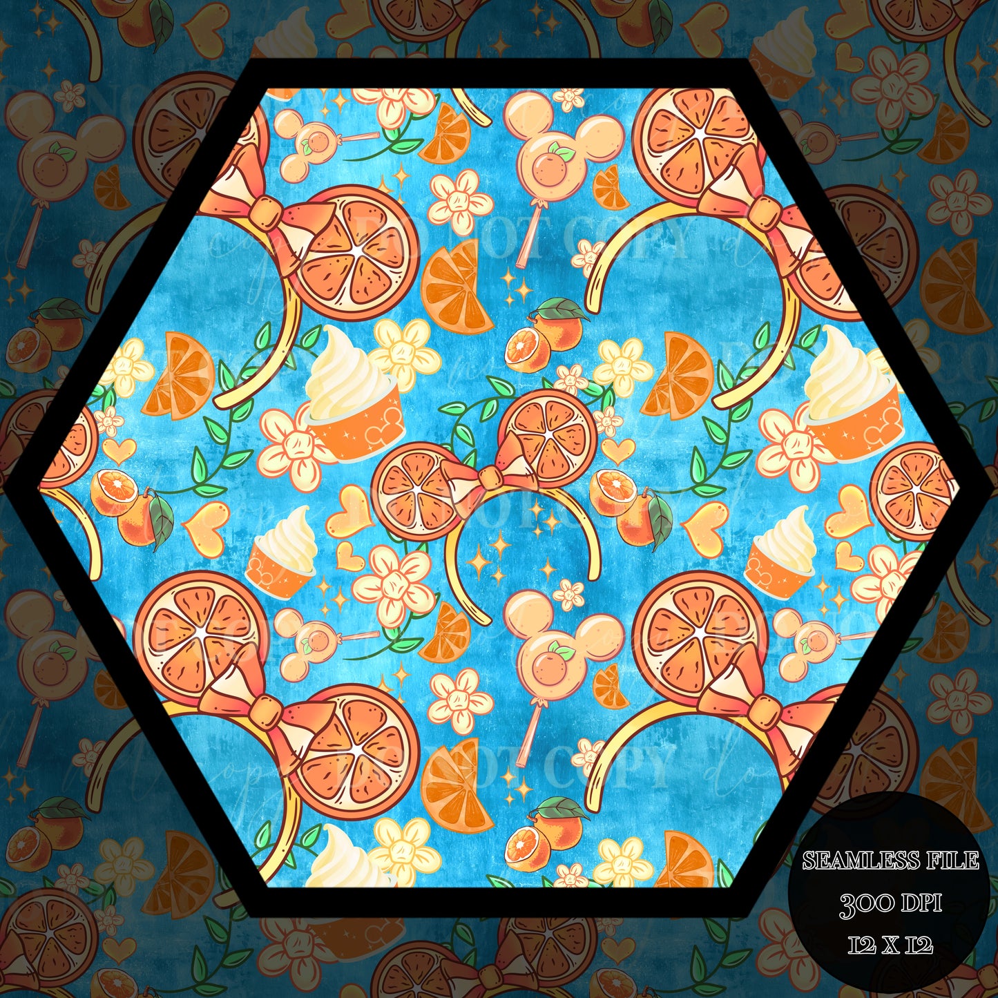 MD Oranges Seamless