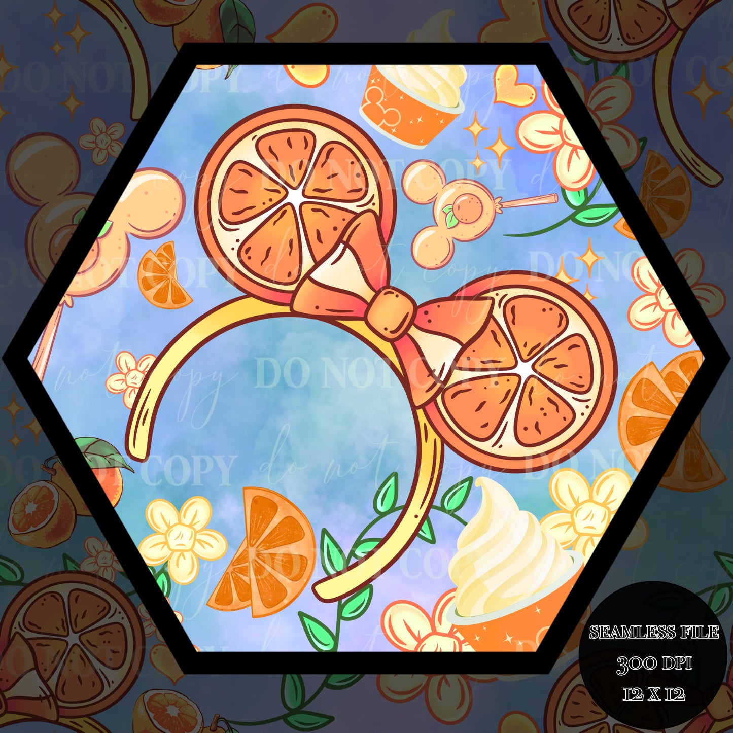 MD Oranges Seamless