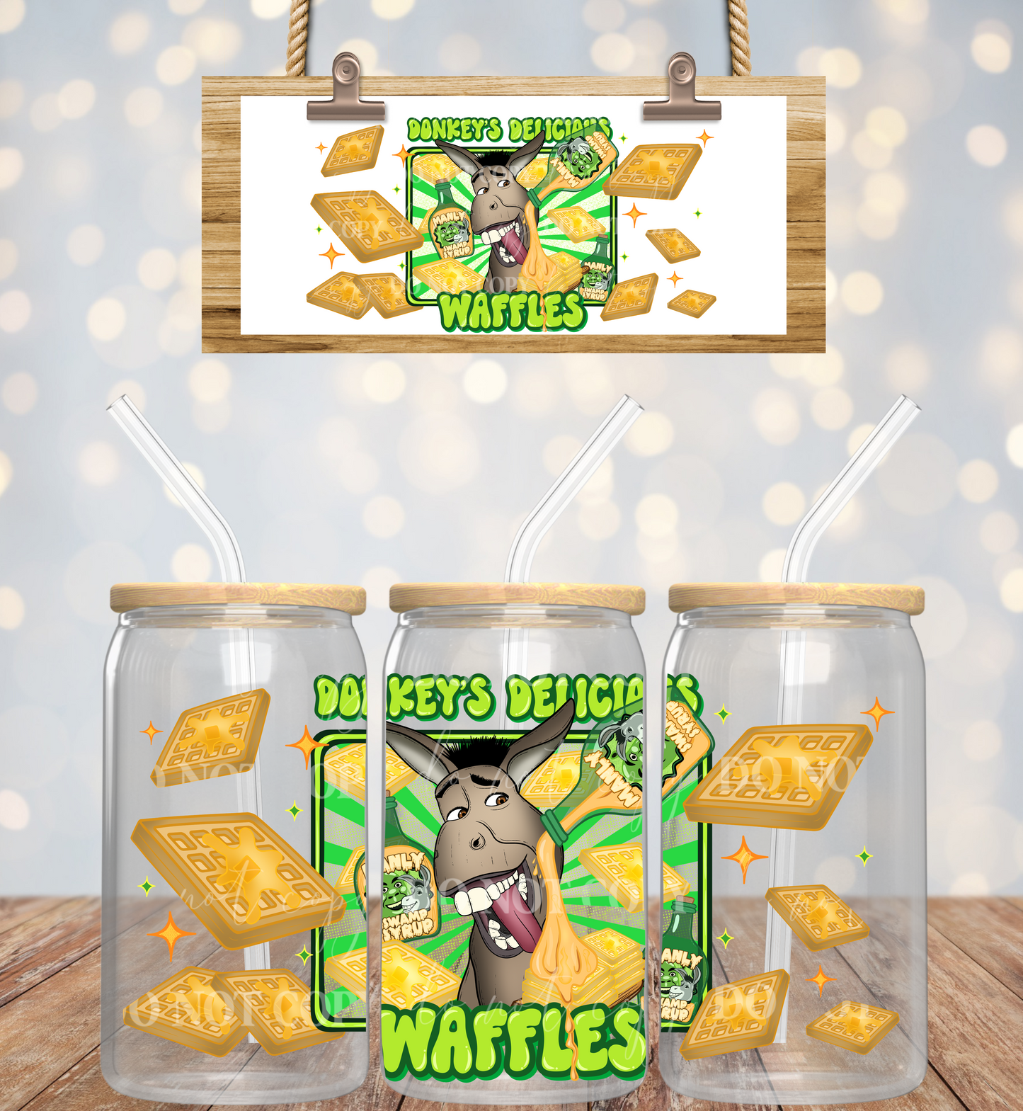 Donkey's Delicious Waffles NEW 16oz.
