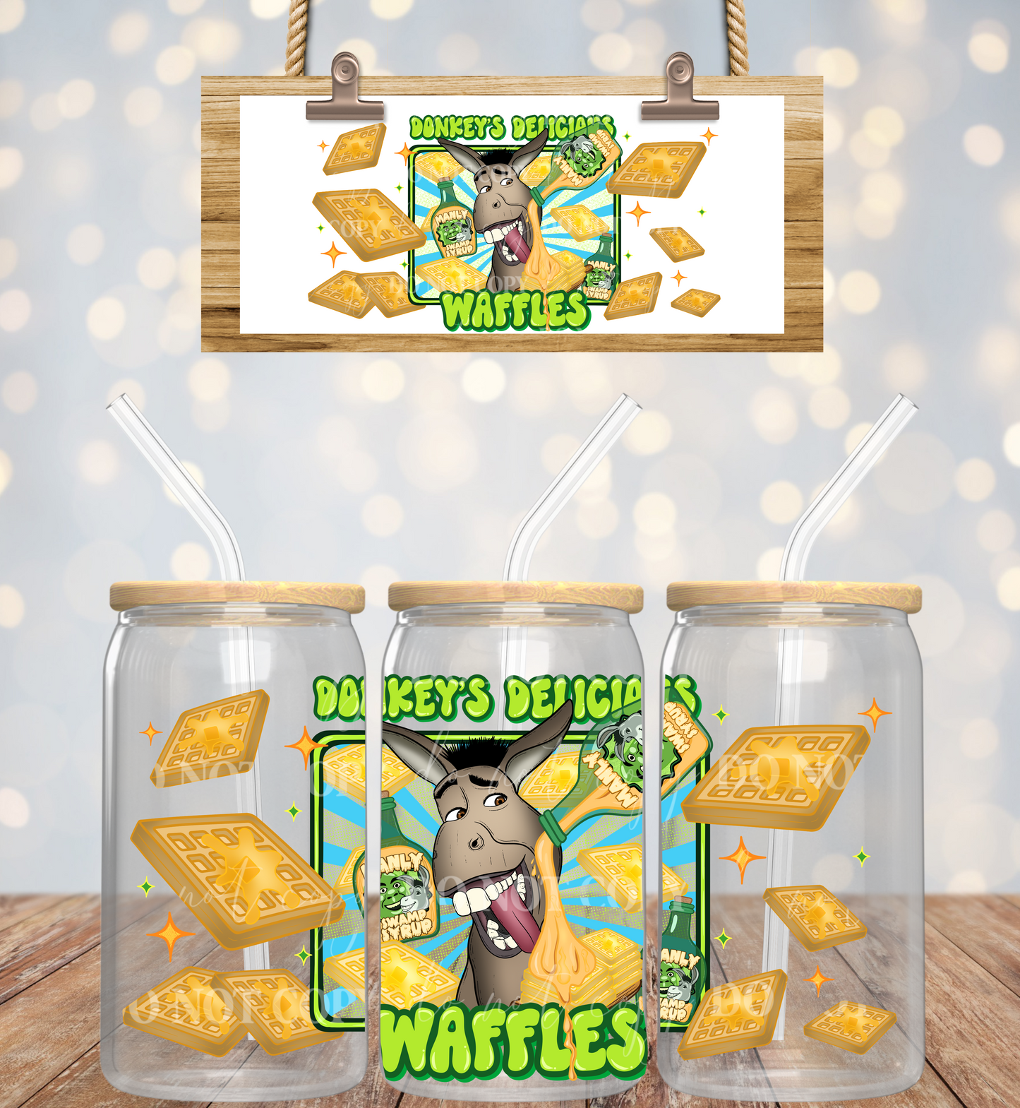 Donkey's Delicious Waffles NEW 16oz.