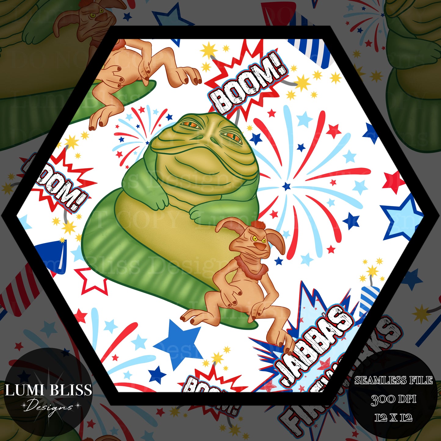 Jabba's Fireworks Seamless
