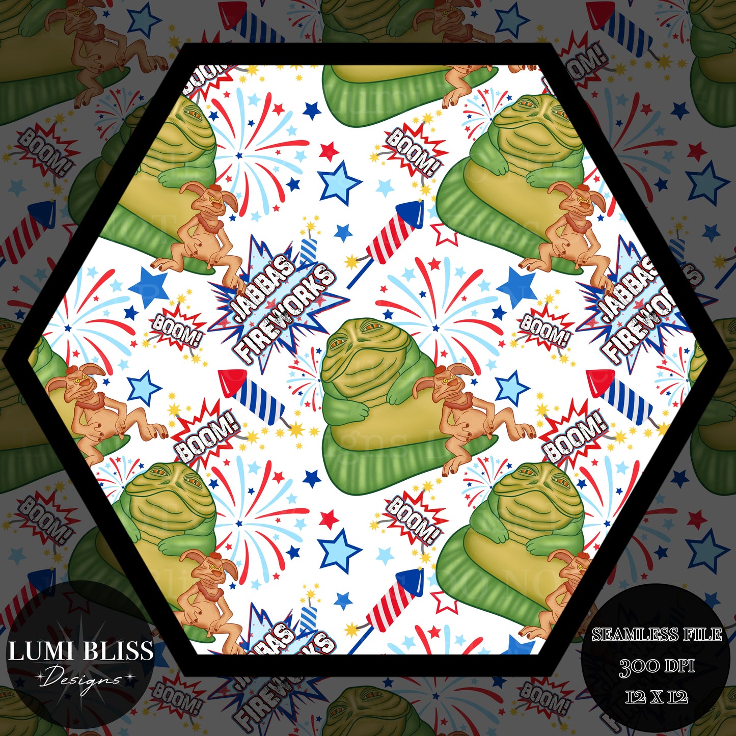 Jabba's Fireworks Seamless