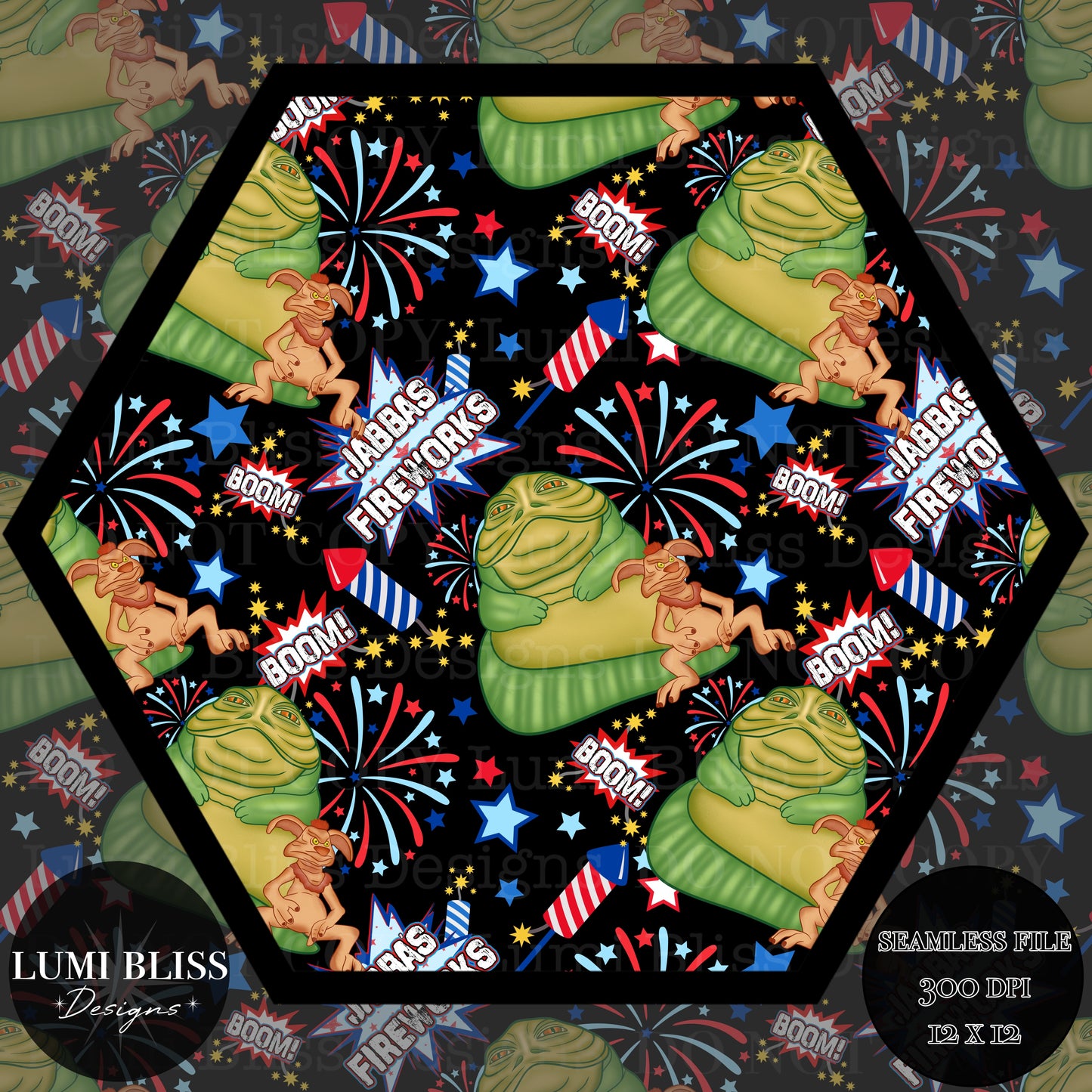 Jabba's Fireworks Seamless