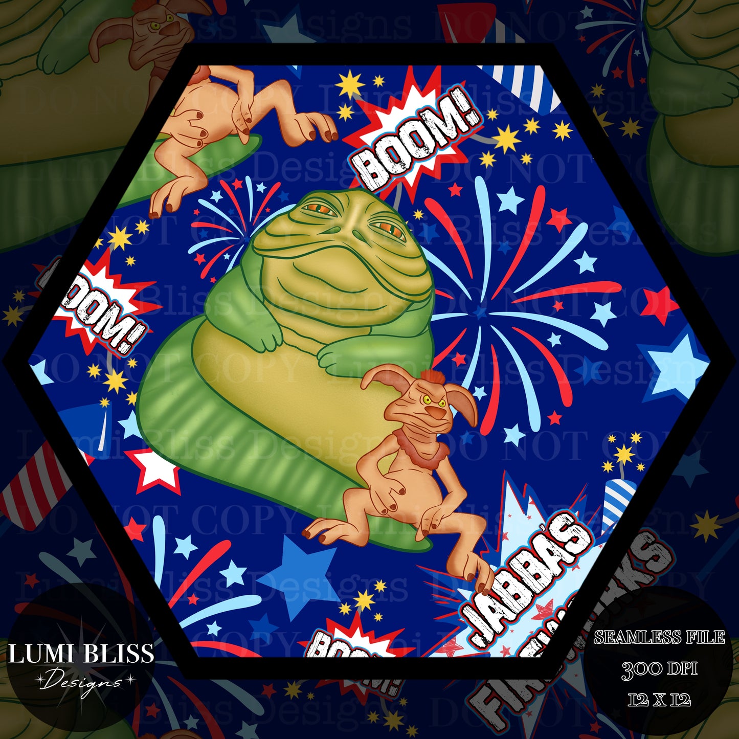 Jabba's Fireworks Seamless