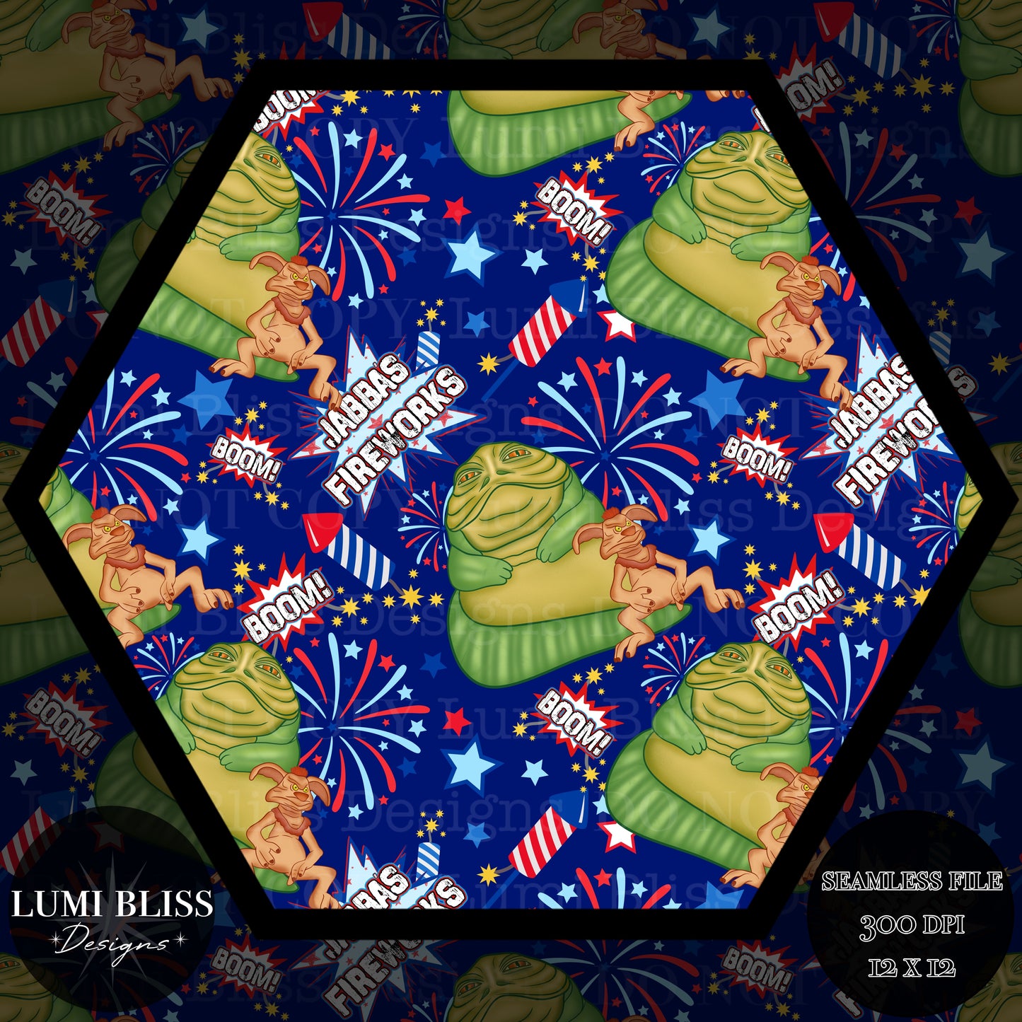 Jabba's Fireworks Seamless