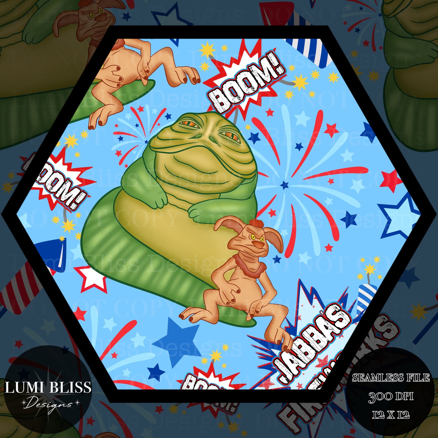 Jabba's Fireworks Seamless