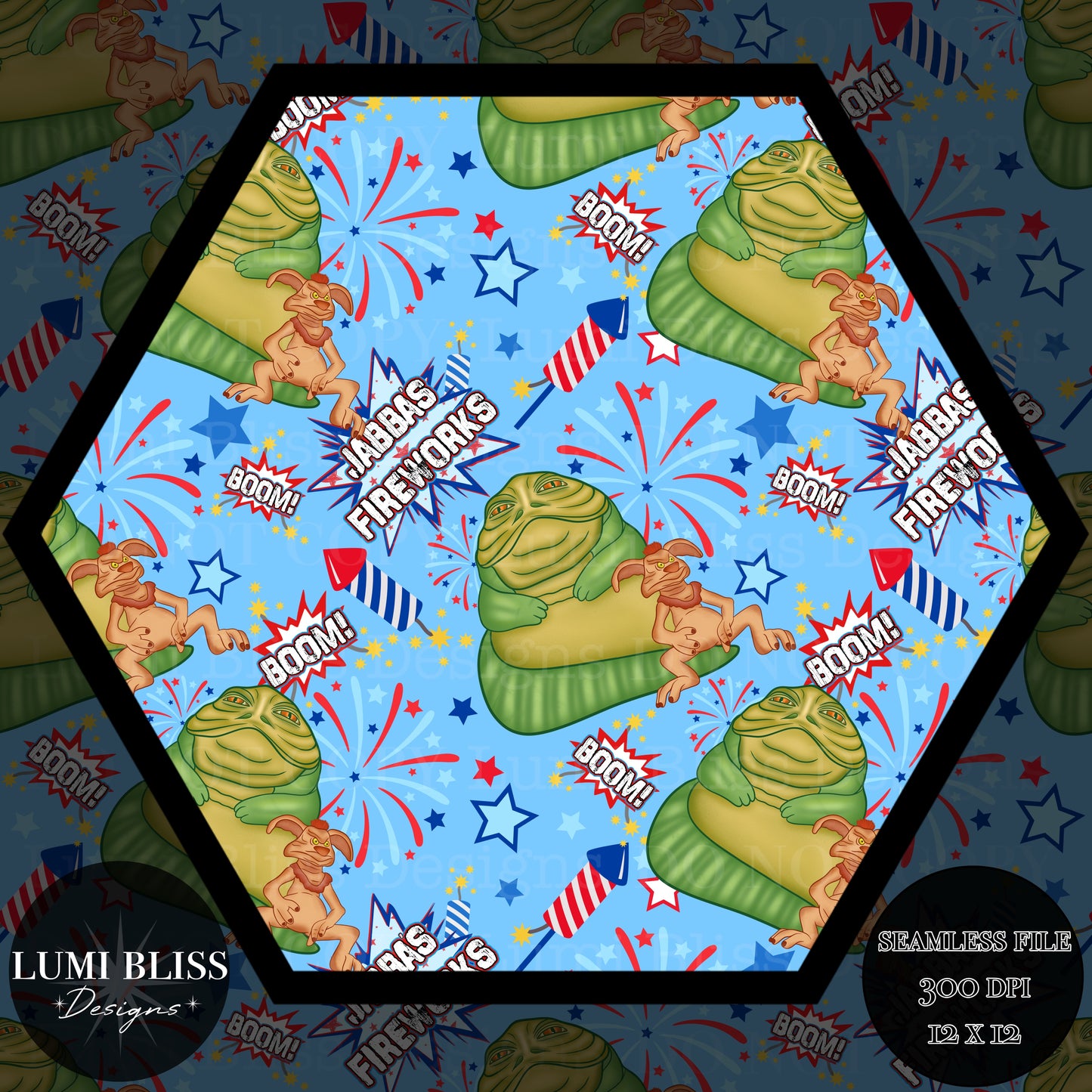 Jabba's Fireworks Seamless