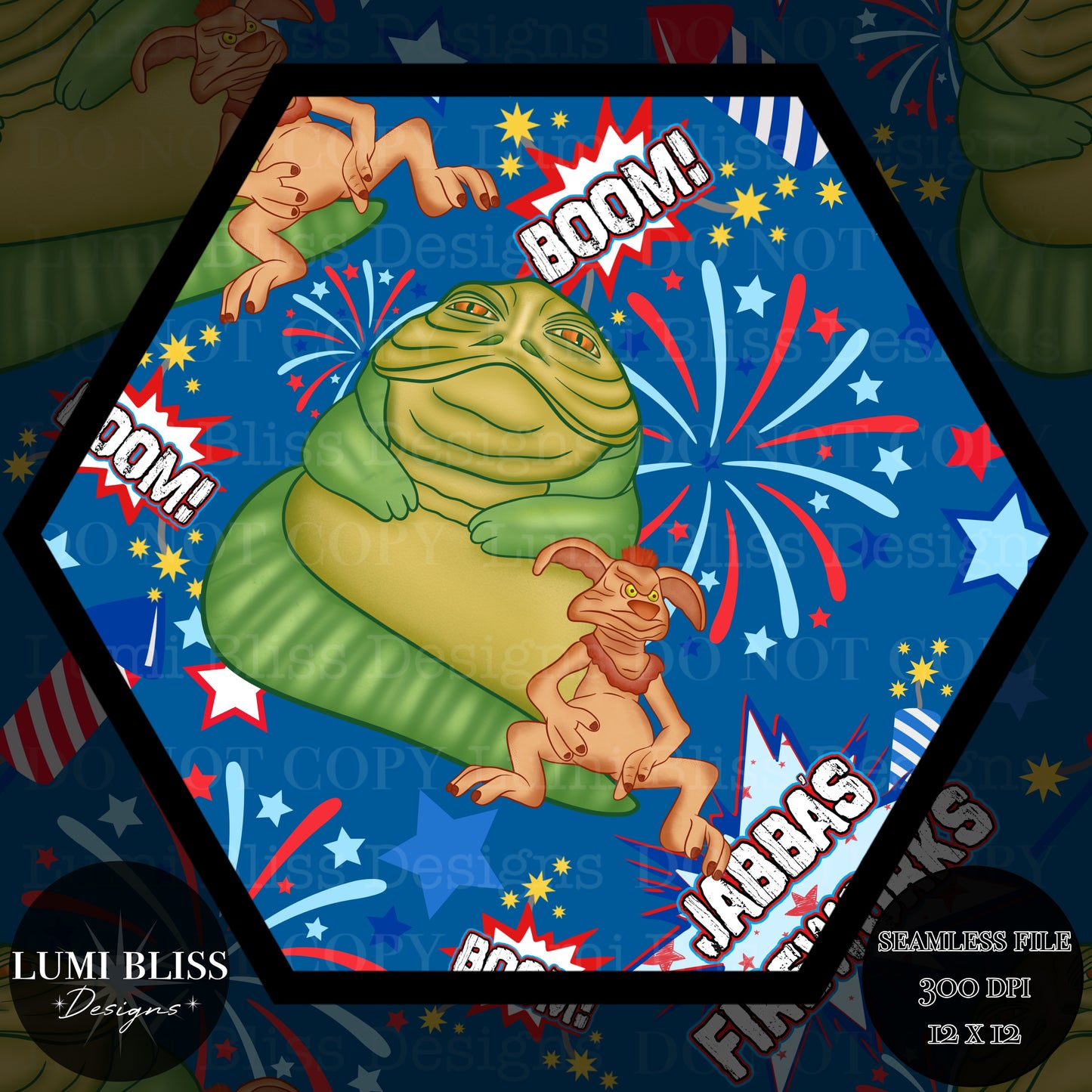 Jabba's Fireworks Seamless