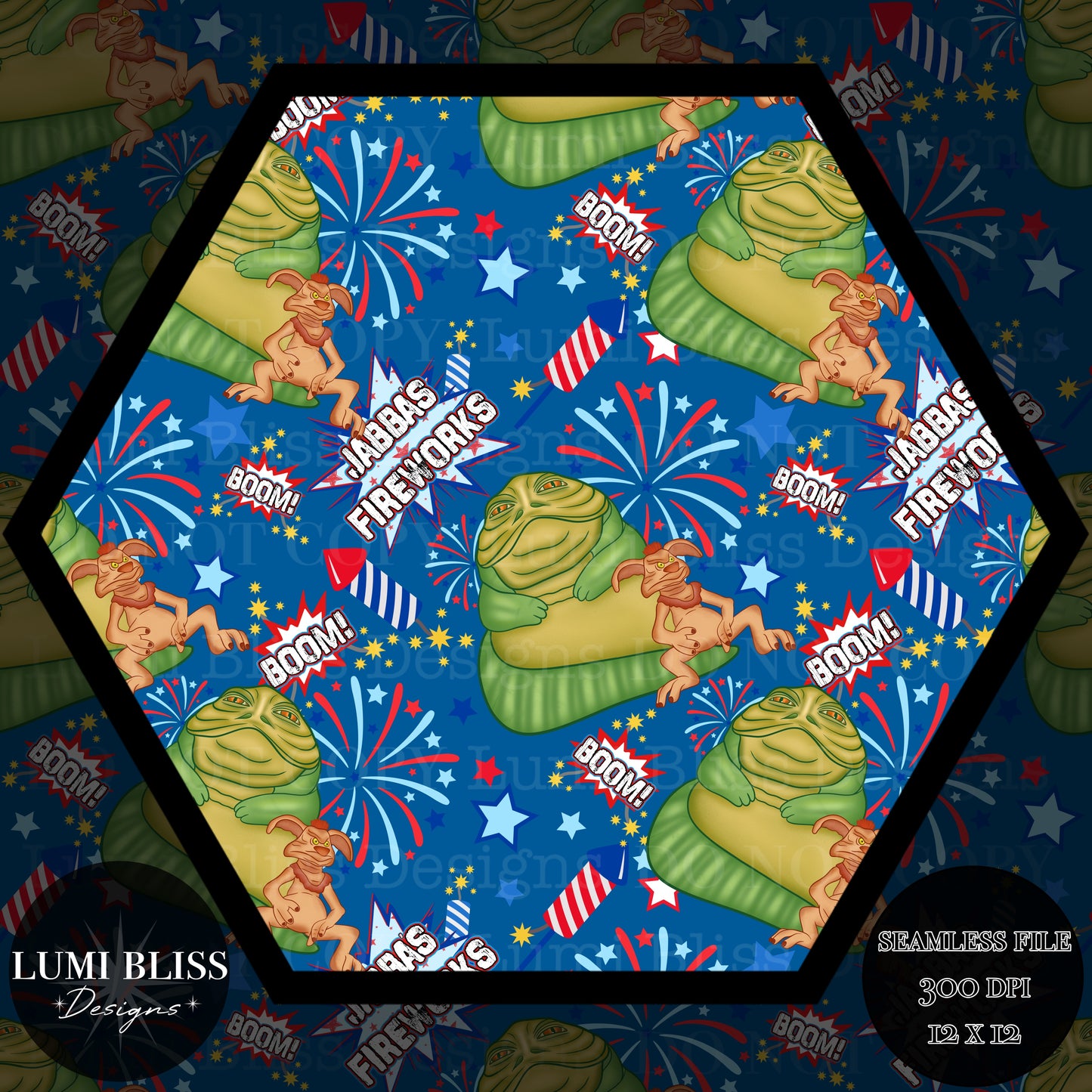Jabba's Fireworks Seamless