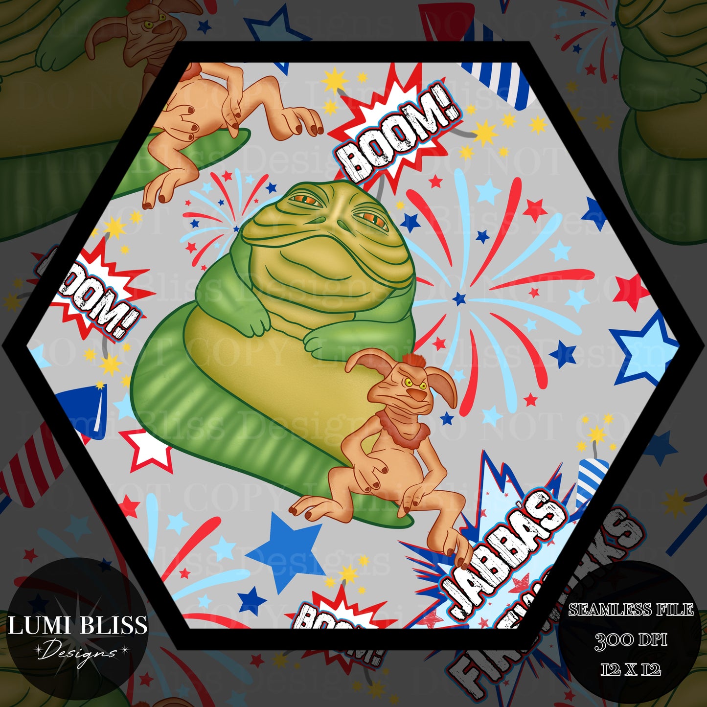 Jabba's Fireworks Seamless