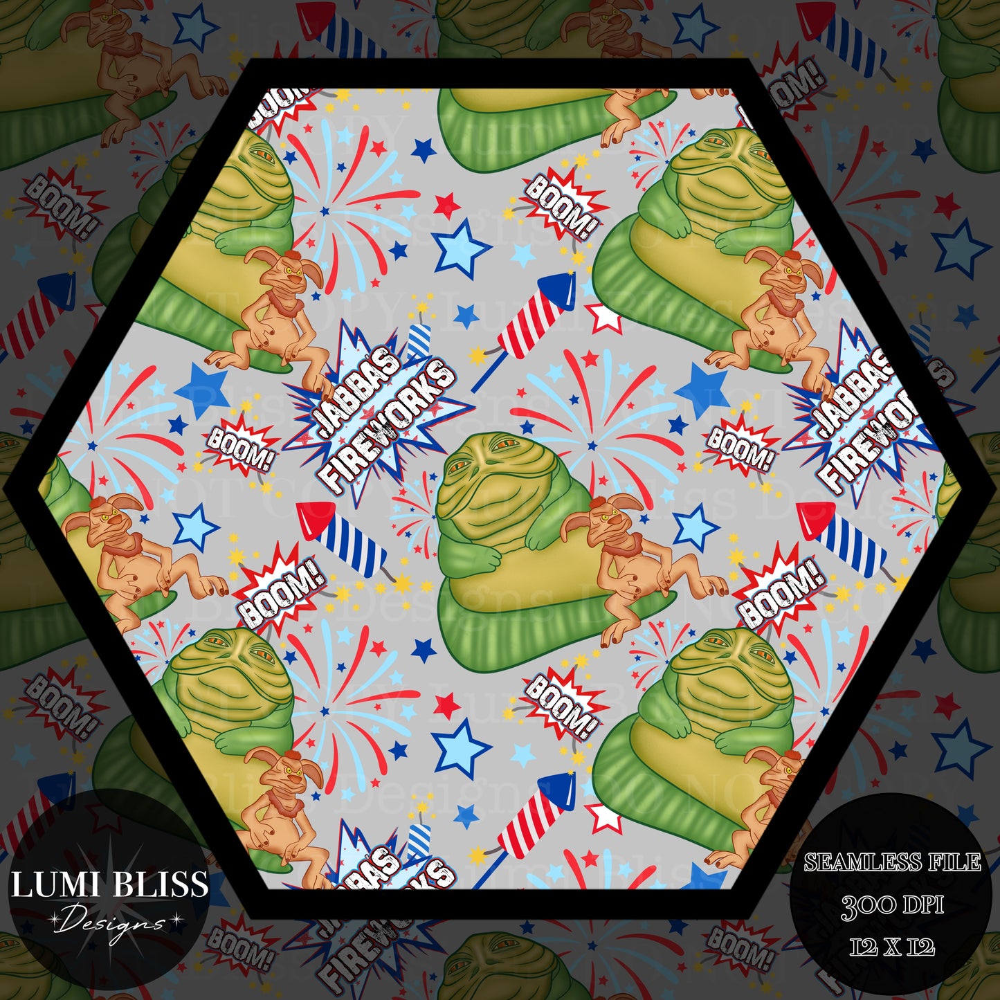 Jabba's Fireworks Seamless