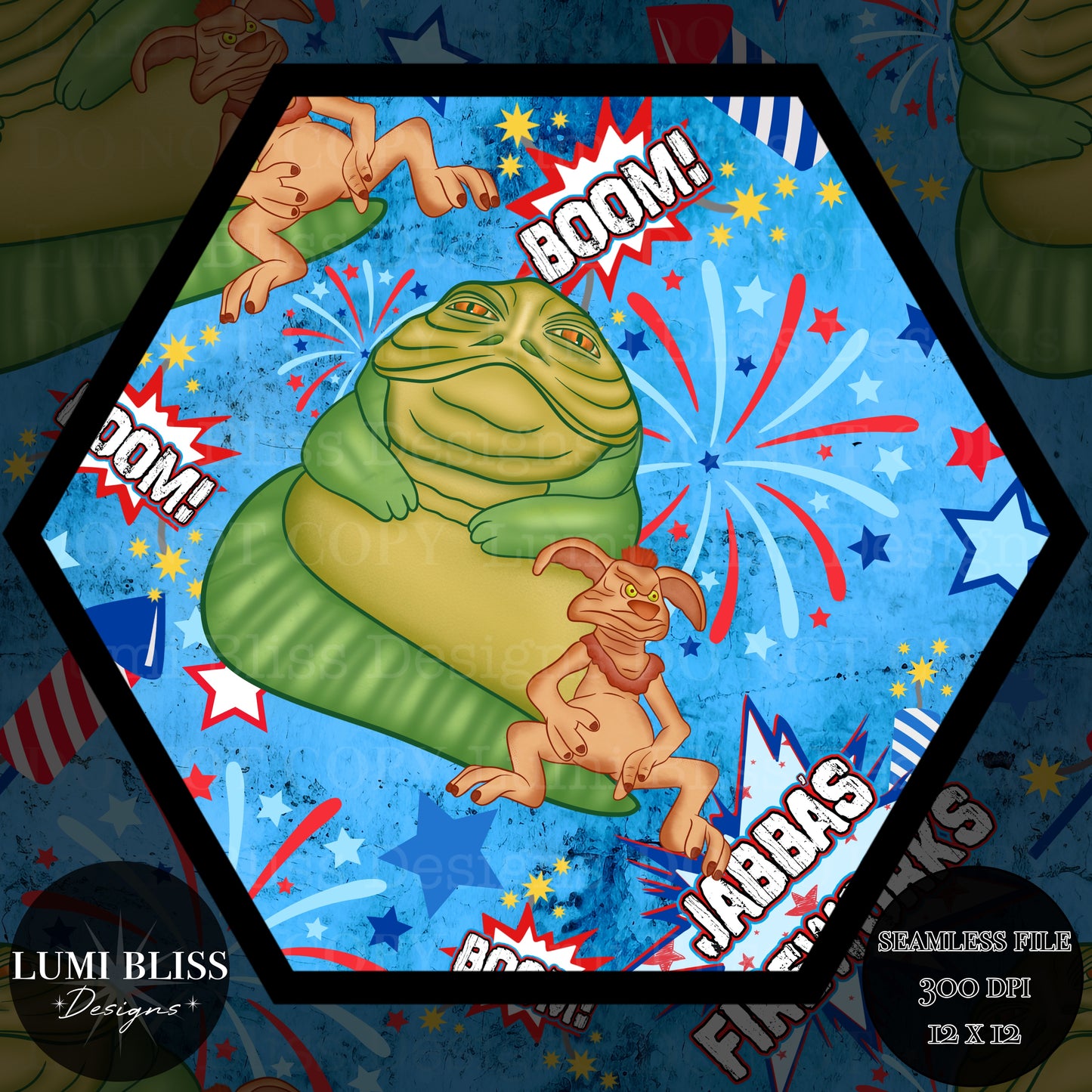 Jabba's Fireworks Seamless