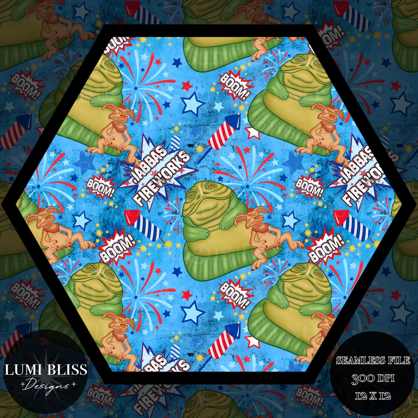 Jabba's Fireworks Seamless