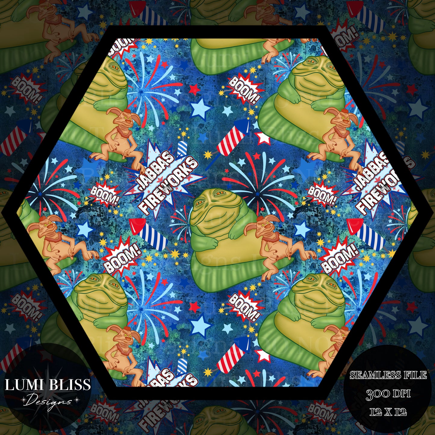 Jabba's Fireworks Seamless
